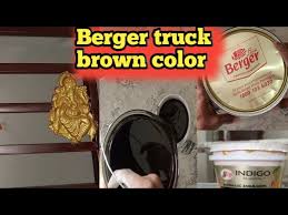 Berger Truck Brown Paint Indigo Golden