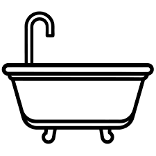 Simple Faucet Shower Plumbing Logo