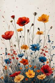 Flower Painting Images Free