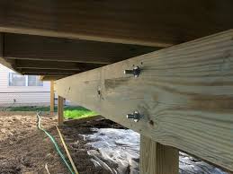 how do you skirt a cantilevered deck