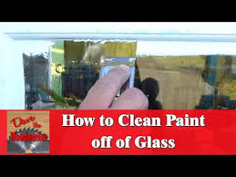 Remove Paint From Glass Windows