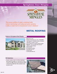 Springhouse Steel Shingles Agway