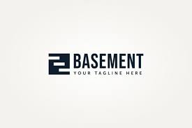 Simple Basement Stair Icon Logo Design