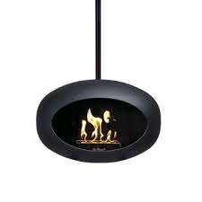 Le Feu Bio Fireplace White Ground Steel