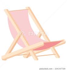 Isolated Colored Summer Chair Icon