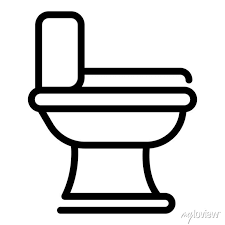 Bathroom Toilet Icon Outline Bathroom
