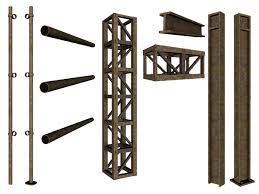 scaffolding truss and steel girders