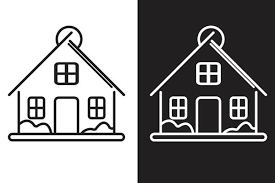 Modern Icon Logo Design House Symbol