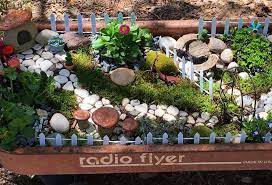 Outdoor Fairy Garden Container Ideas