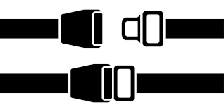 Safety Belt Vector Icon Fasten Seat