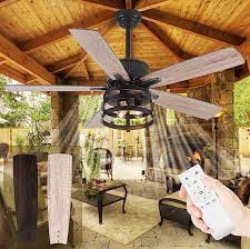 Farmhouse Rustic Ceiling Fans With