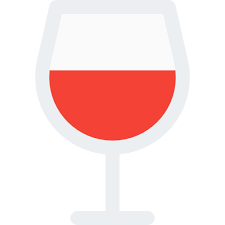 Wine Glass Pixel Perfect Flat Icon