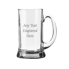 Personalised Icon Glass Pint Tankard