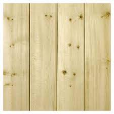 Raw Pine Wood Wainscot Wall Panel