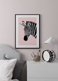 Unicorn Zebra Poster
