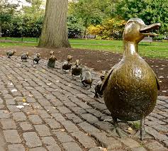 Make Way For Ducklings Sculpture