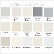 Shades Of White House Color Palettes