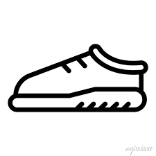 Sport Shoes Icon Outline Sport Shoes