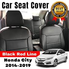 2019 Car Seat Cover Pvc Leather Black
