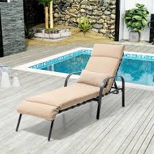 Pellebant 1 Piece Metal Outdoor Chaise