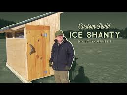 Custom Homemade Ice Shanty Build