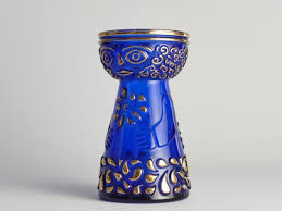Gold Glass Hyacinth Vase