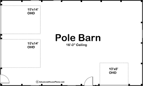 Pole Barn Post Frame Plan Mccardale