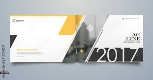 Business Card Style A4 Brochure Cover