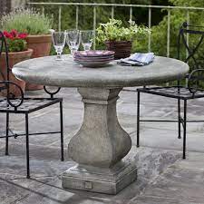 Concrete Dining Table Patio Furniture Sets