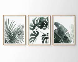 Tropical Wall Art Prints Botanical Wall