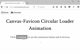 An Animated Favicon Loader