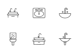 2 417 Wash Basin Icon Packs Logos