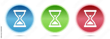 Timer Sand Hourglass Icon Glass Round