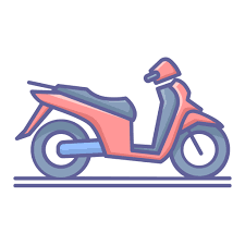 Motorcycle Generic Outline Color Icon