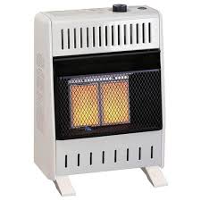 10 000 Btu Natural Gas Ventless Infrared Plaque Heater With Base Feet T Stat Control