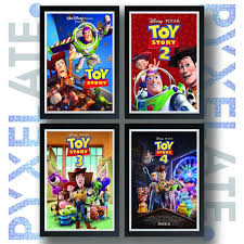 Framed Wall Art Set Of 4 Toy Story