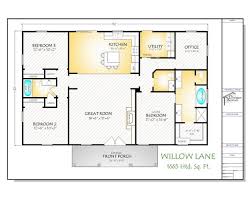 Willow Lane House Plan 1665 Square Feet