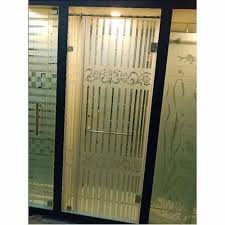 Printed Design Glass Door Thickness