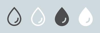 Water Drop Icon Vector Art Icons And