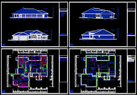Cad Building Template Us House Plans