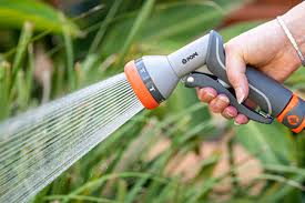 Hand Watering Gardening With Pope