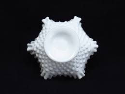 Fenton Hobnail Pattern Milk Glass