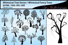Whimsical Tree Silhouettes Svg