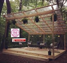 Backyard Deck Plan Covered Deck Plan