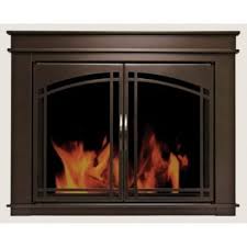 Gas Fireplace Doors Brick Anew
