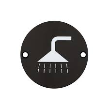 Frelan Shower Symbol Door Sign More