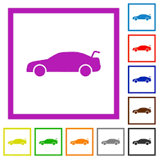 Car Services Solid Simple Icons Color
