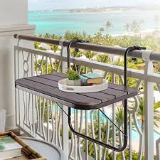 Balcony Railing Table Outdoor Hanging