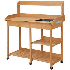 Solid Wood Potting Bench