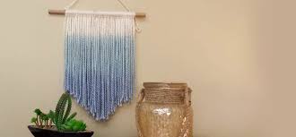 How To Make A Dip Dyed Wall Hanging
